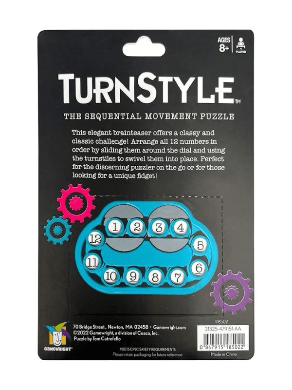 Brainteaser  - Turnstyle - The Sequential Movement Puzzle