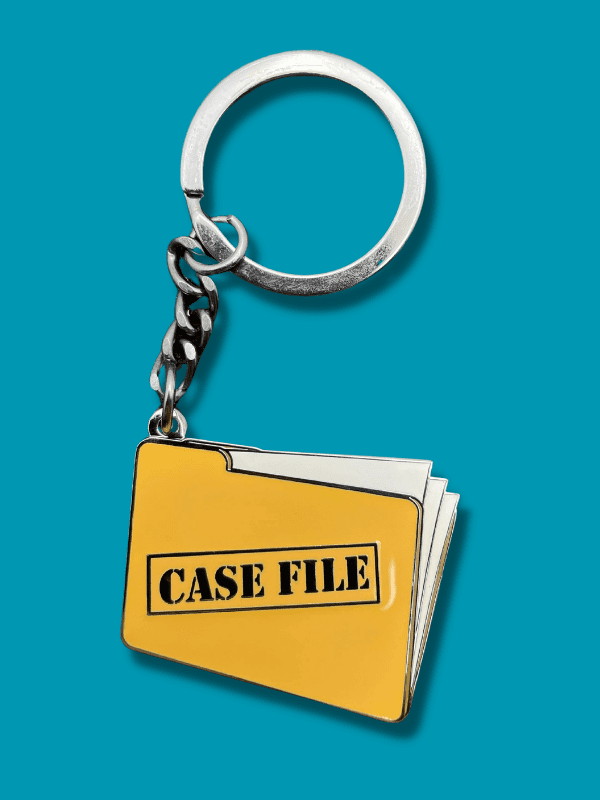 Enamel Keyring - Case File
