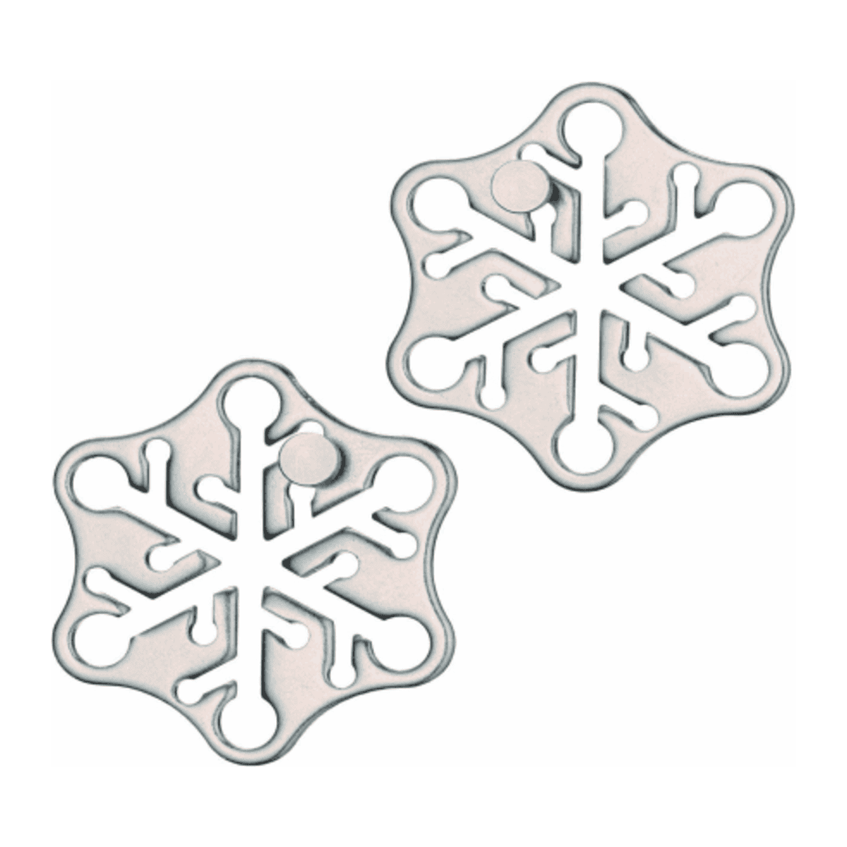 Metal Cast Puzzle - Snow