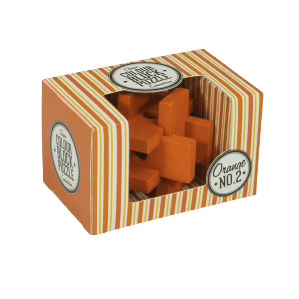 Colour Block Puzzle - Orange No. 2