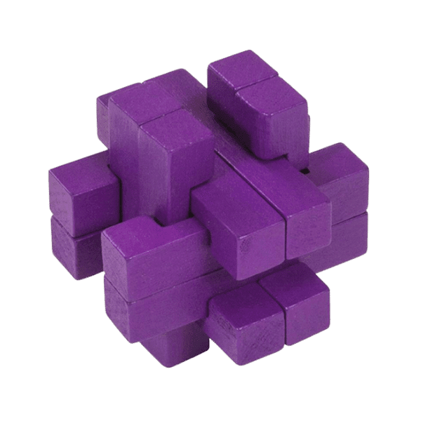 Colour Block Puzzle - Purple No. 6