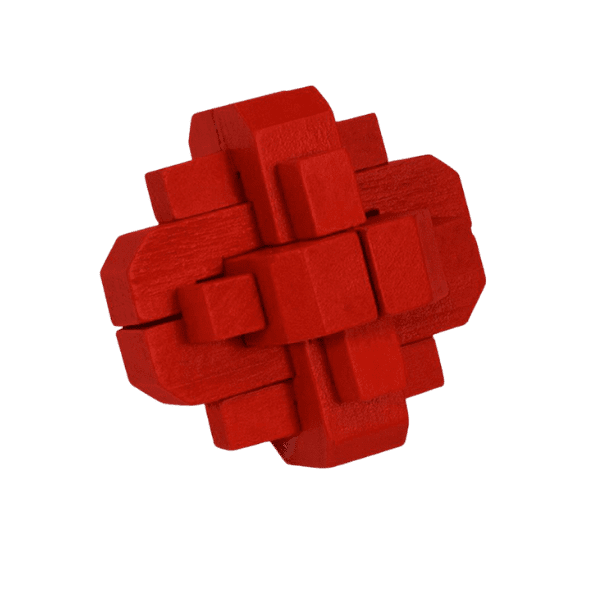 Colour Block Puzzle - Red No. 1