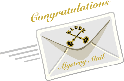 Logo Mystery Mail Congratulations