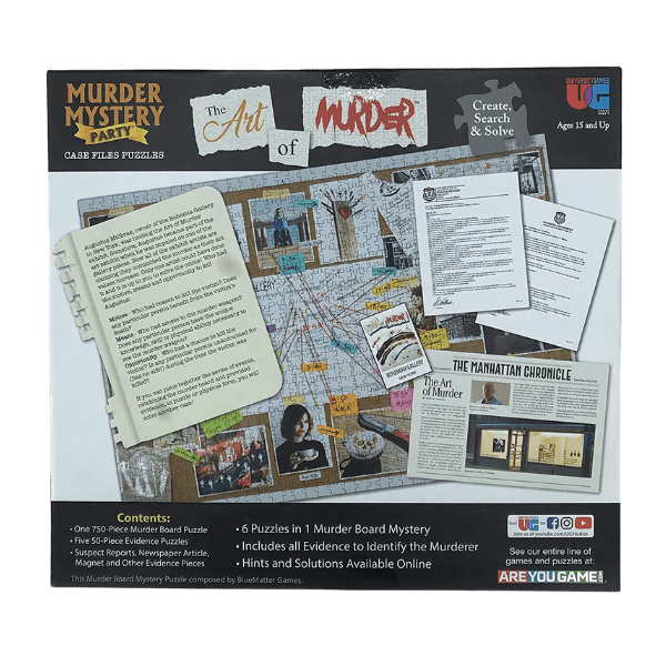 Murder Mystery Party Case File Puzzles: The Art of Murder
