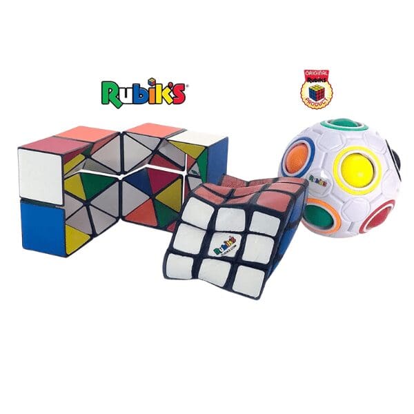 Rubiks Gift Set (Includes Magic Star, Squishy Cube and Rainbow Ball)