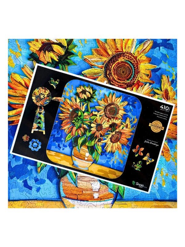 Twigg Sunflowers 410pc Wooden Jigsaw Puzzle