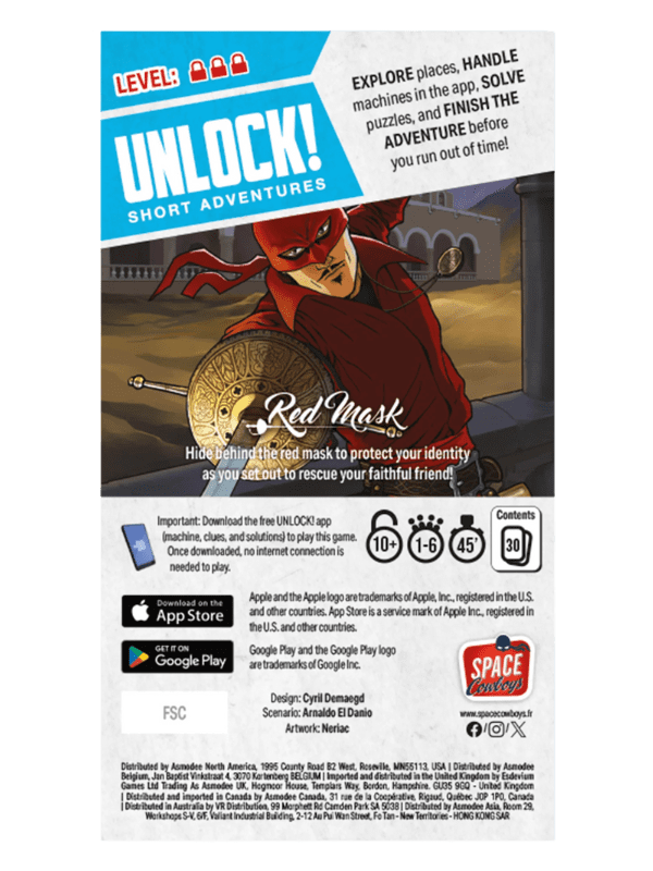 Unlock- Short Adventures - Red Mask