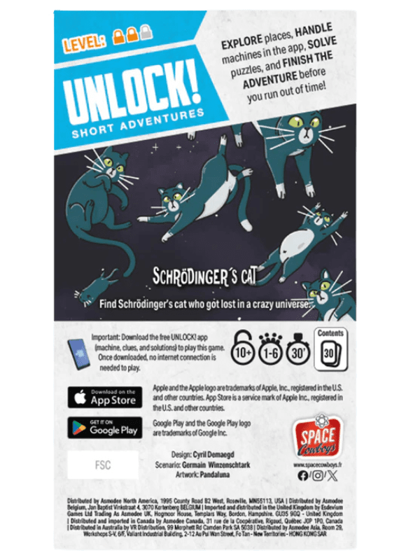 Unlock- Short Adventures - Schrodinger's Cat