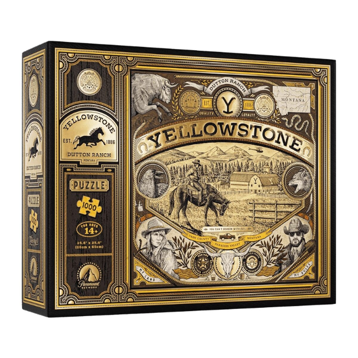 Yellowstone Puzzle 1,000 Piece Jigsaw Puzzle by theory11