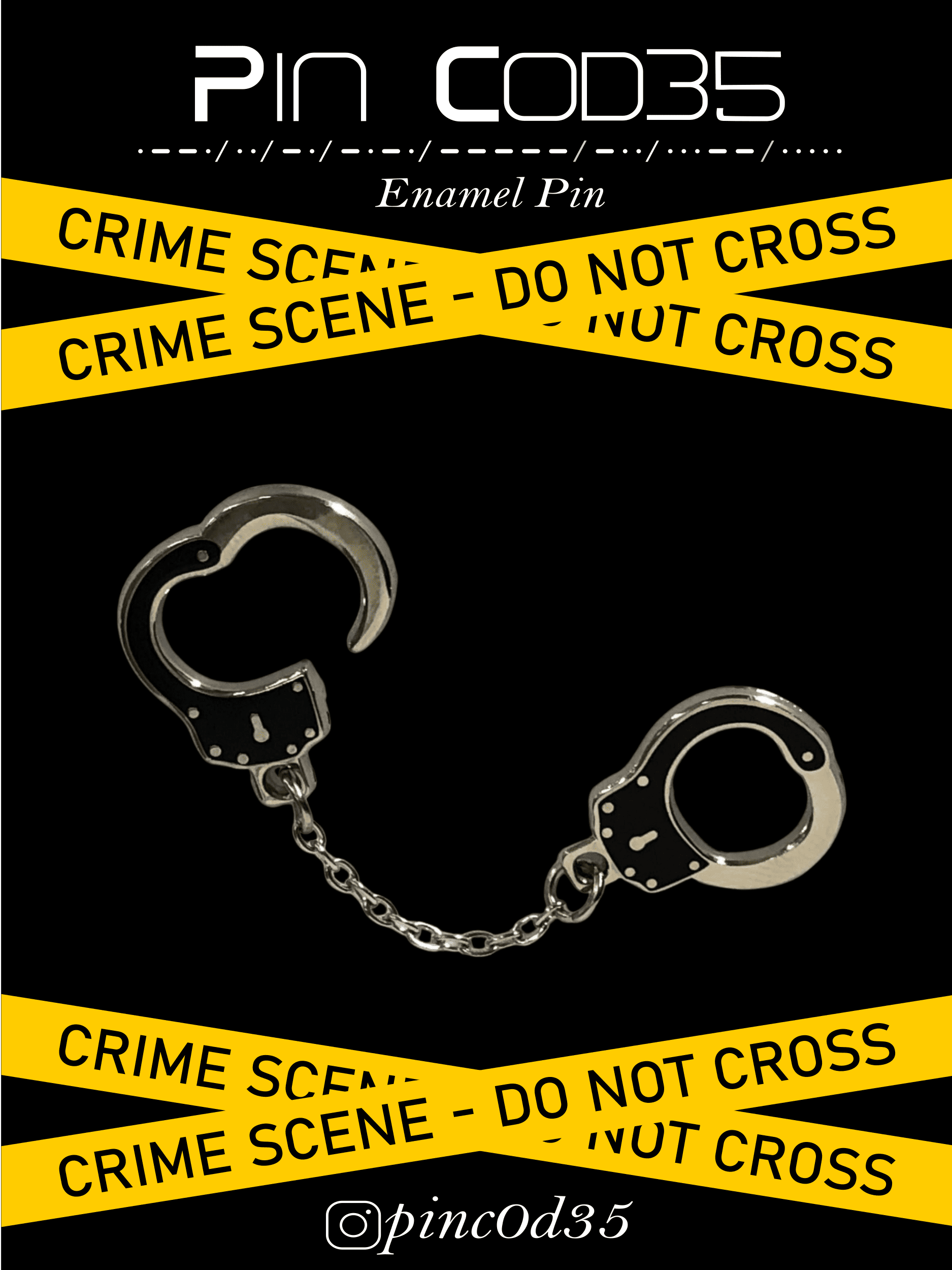 Enamel Pin - Handcuffs
